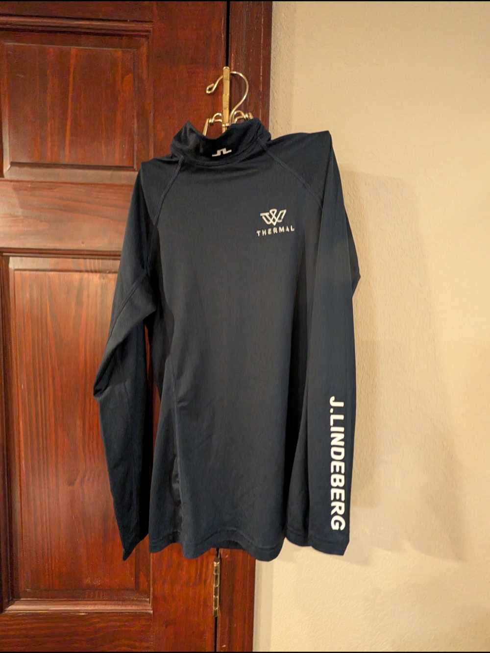 J. Lindeberg Thermal Long Sleeve Top - Navy